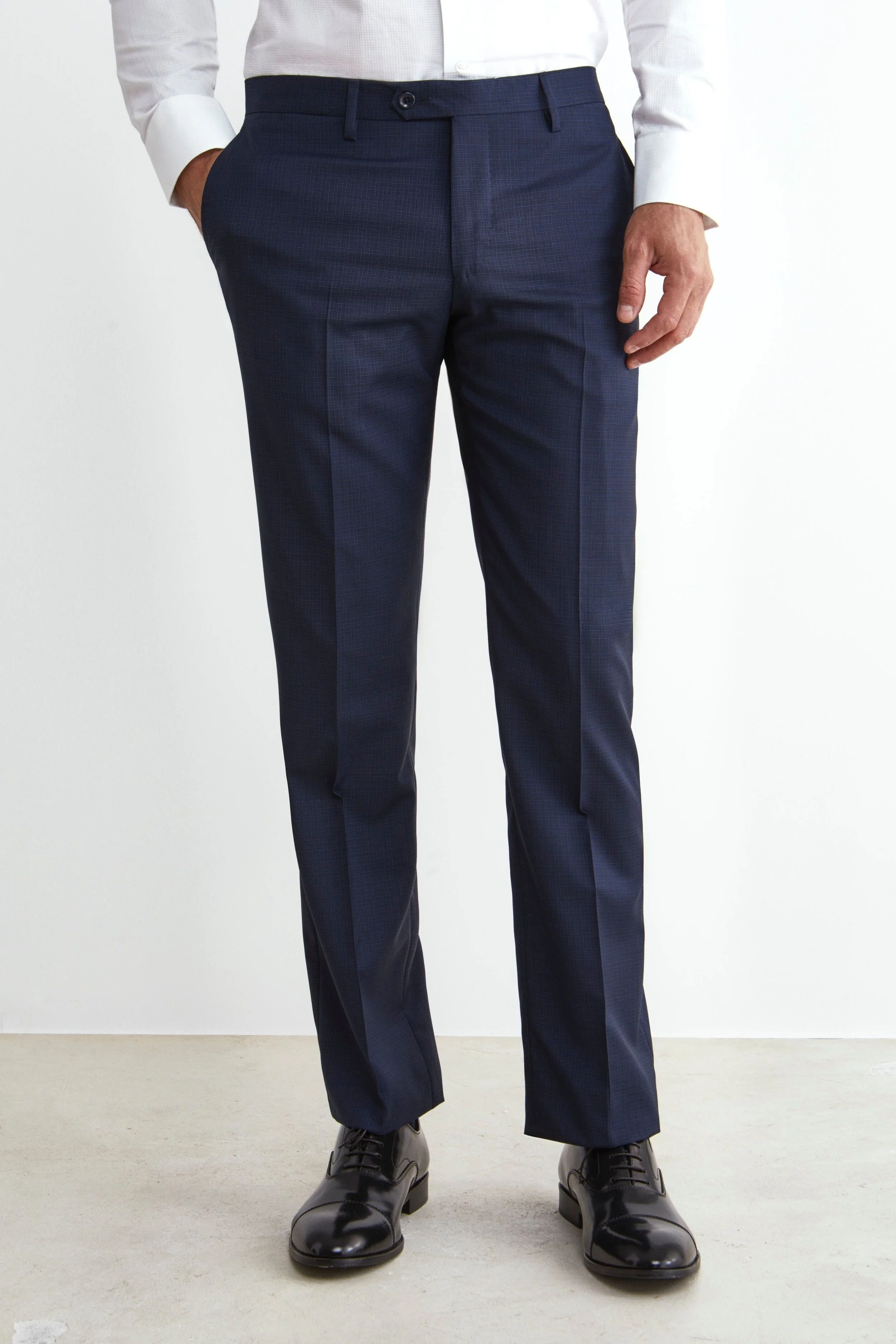 Abito Elegante Blu Check - FANT. BLU - Image 5