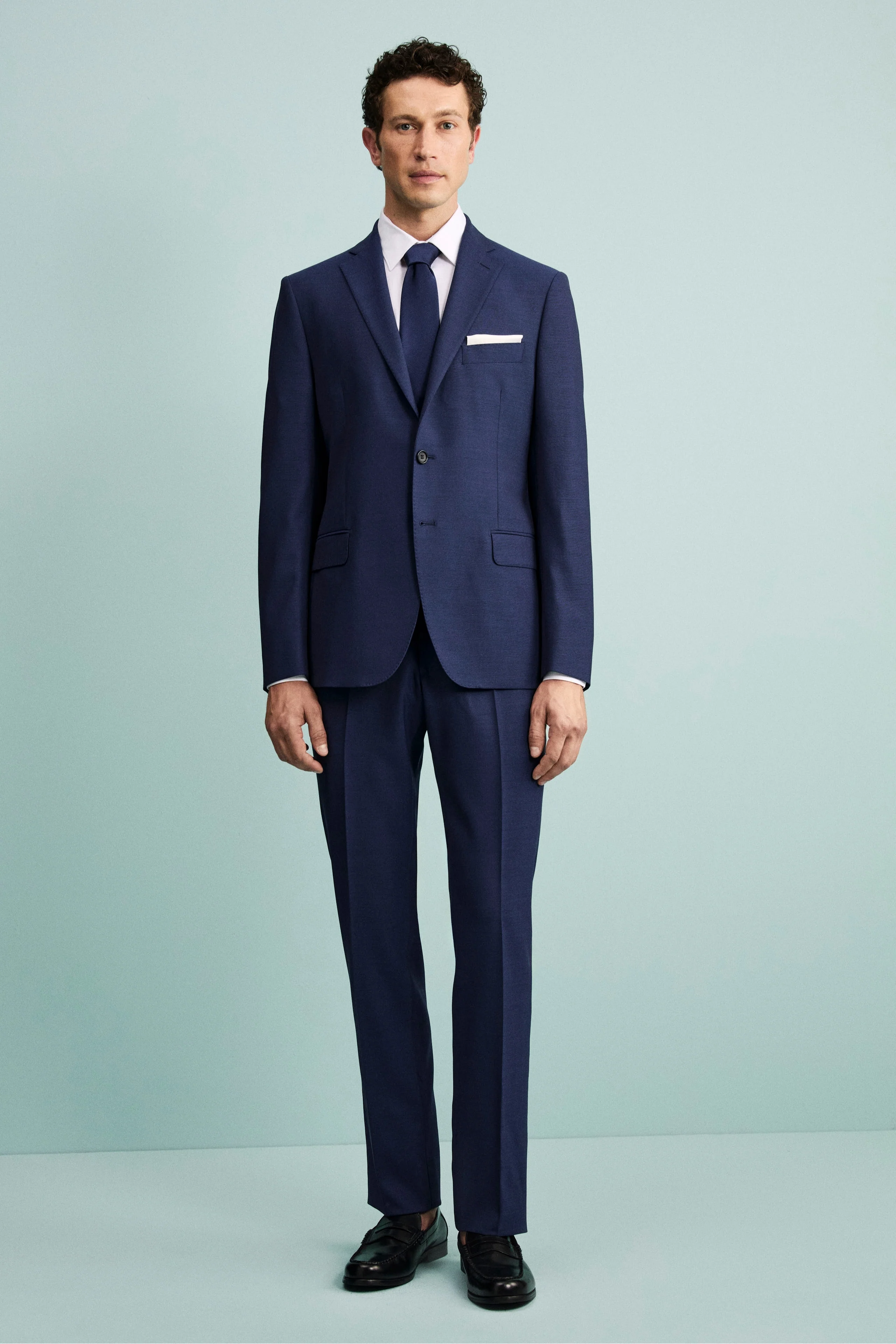 Abito slim bluette - BLU APERTO - Image 8