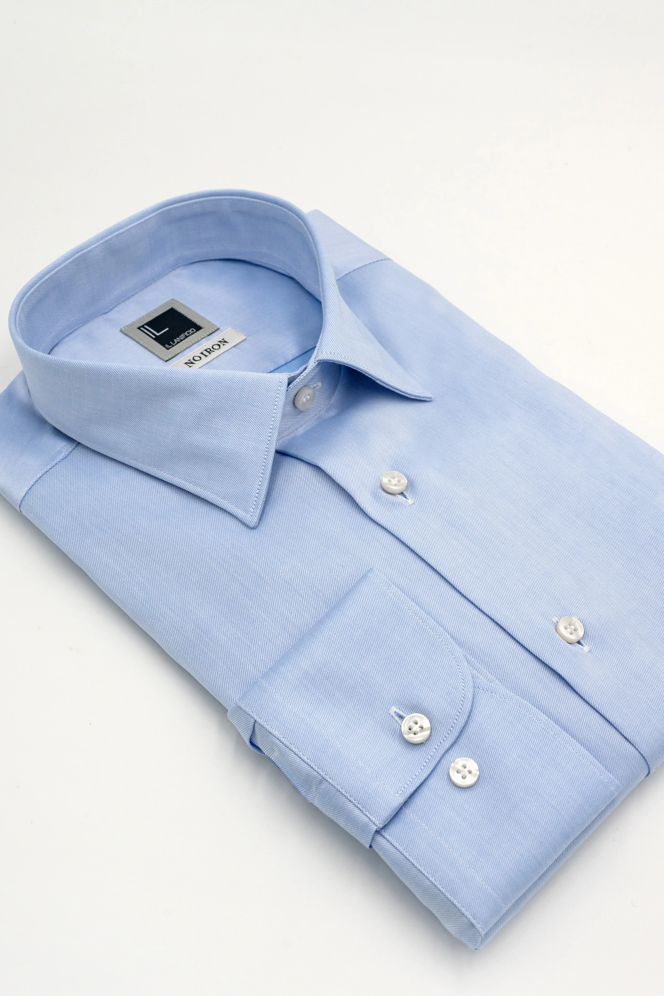 Camicia Twill No Iron Regular Fit - AZZURRO - Image 2