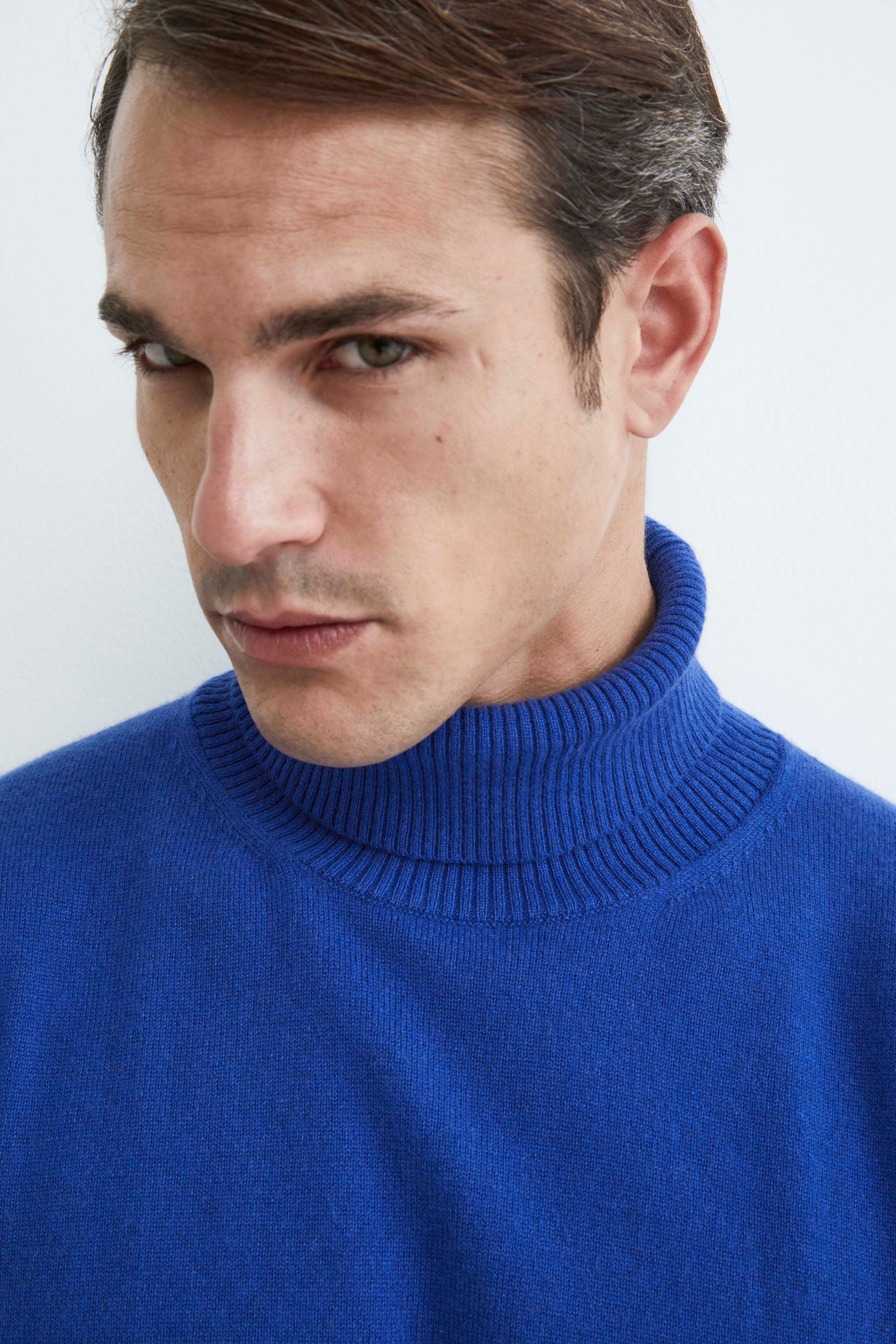 Dolcevita in cashmere - BLU ELETTRICO - Image 2