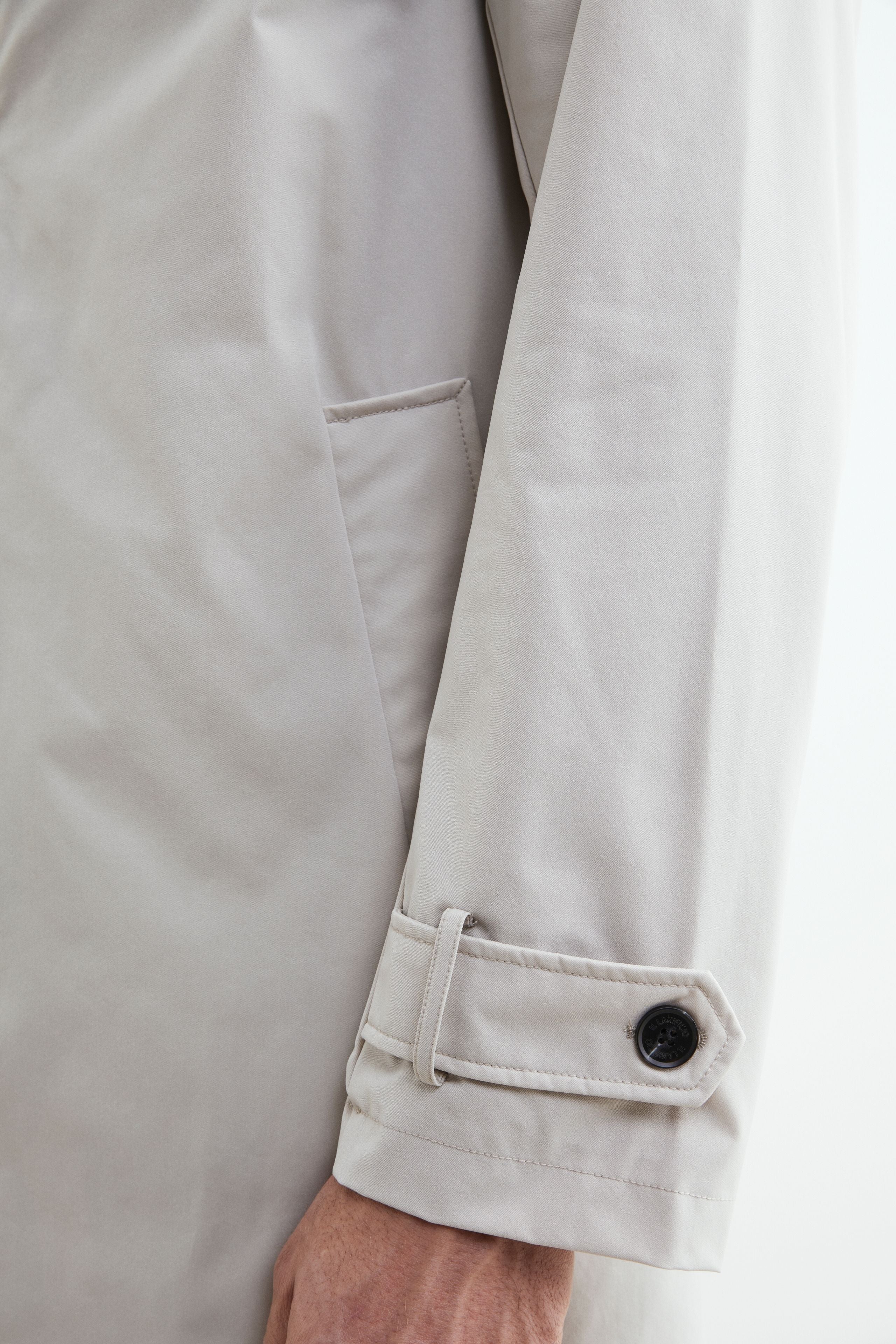 Impermeabile monopetto elegante - AVORIO - Image 5