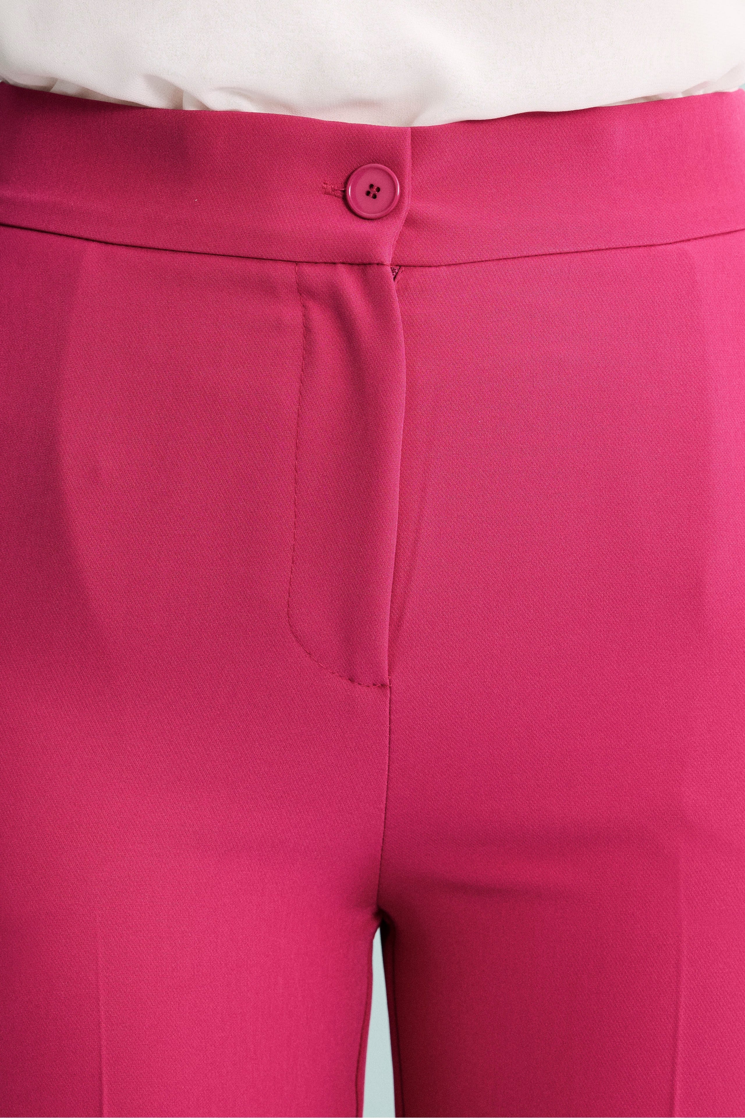 Pantalone Elegante a Gamba Larga - CICLAMINO - Image 3