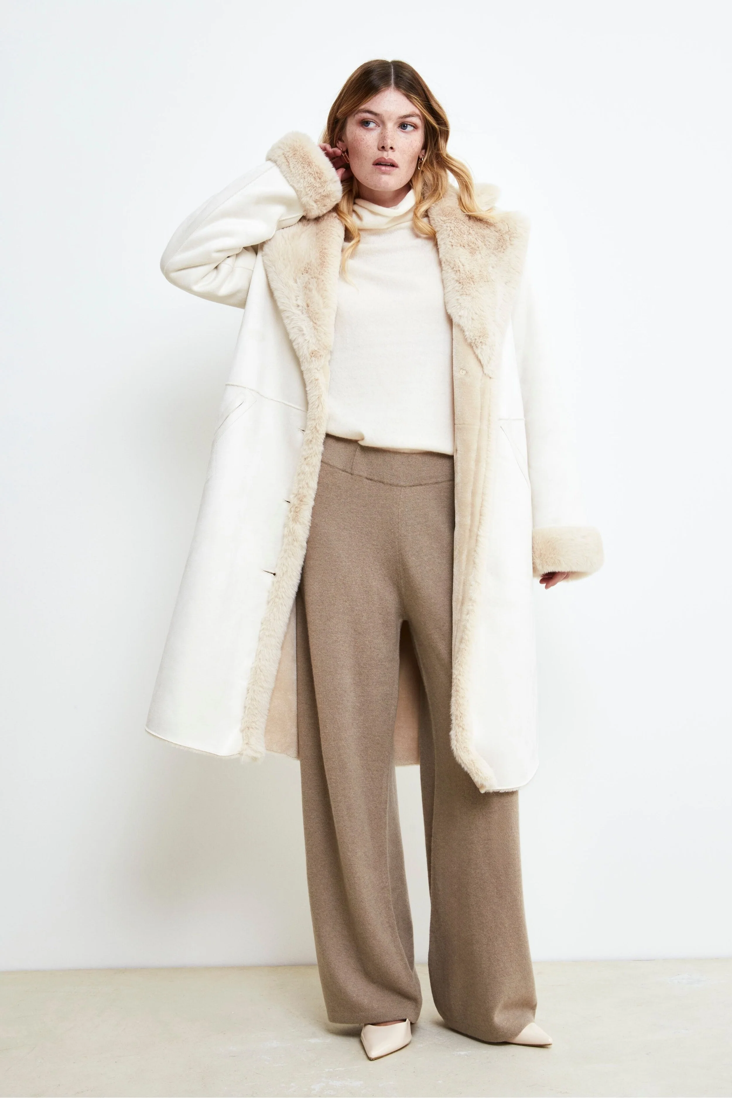 Pantalone in lana e cashmere - CORTECCIA - Image 4