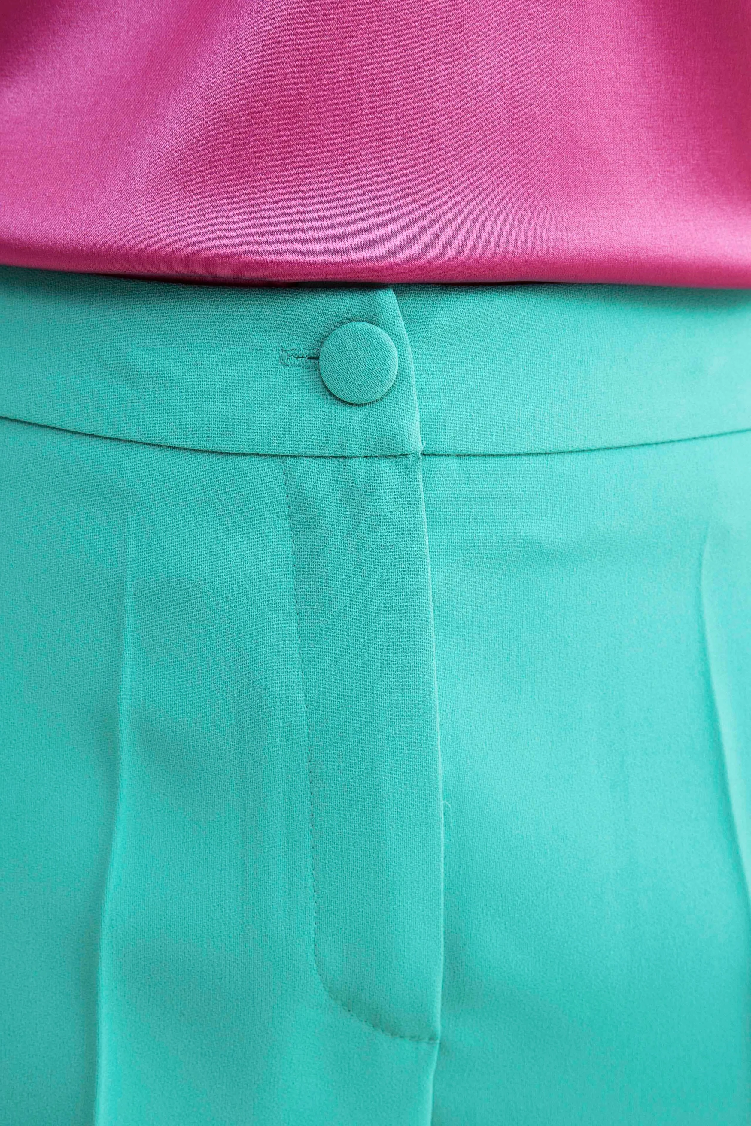 Pantalone sigaretta elegante - SMERALDO - Image 3