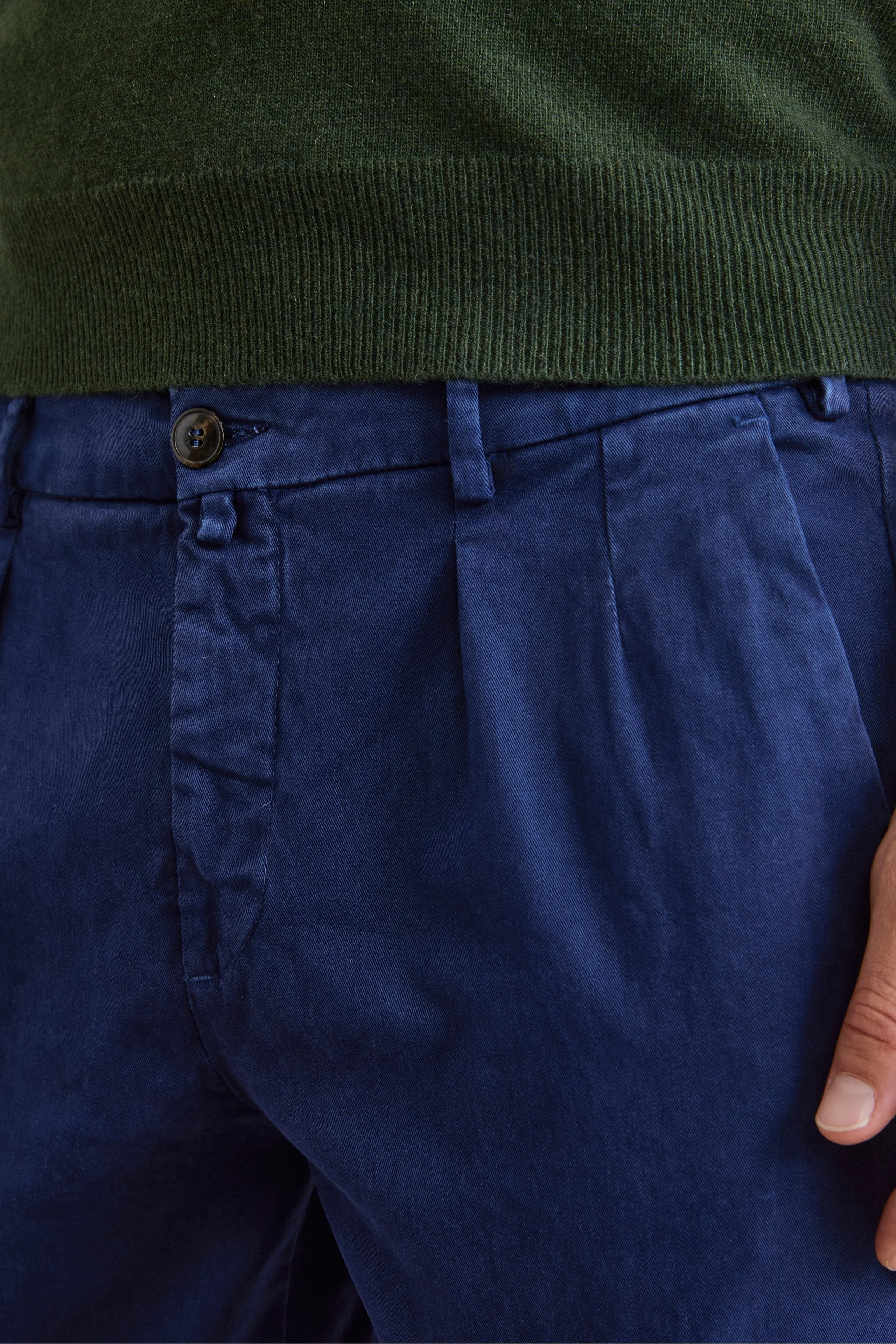 Pantalone Stretch Slim Fit - BLU - Image 3