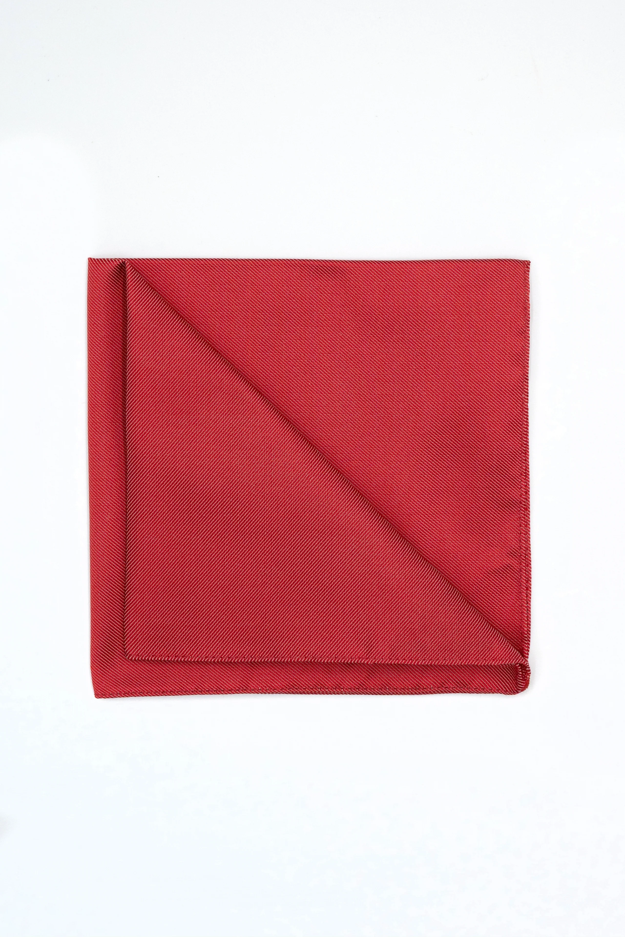 Pochette in Pura Seta - ROSSO