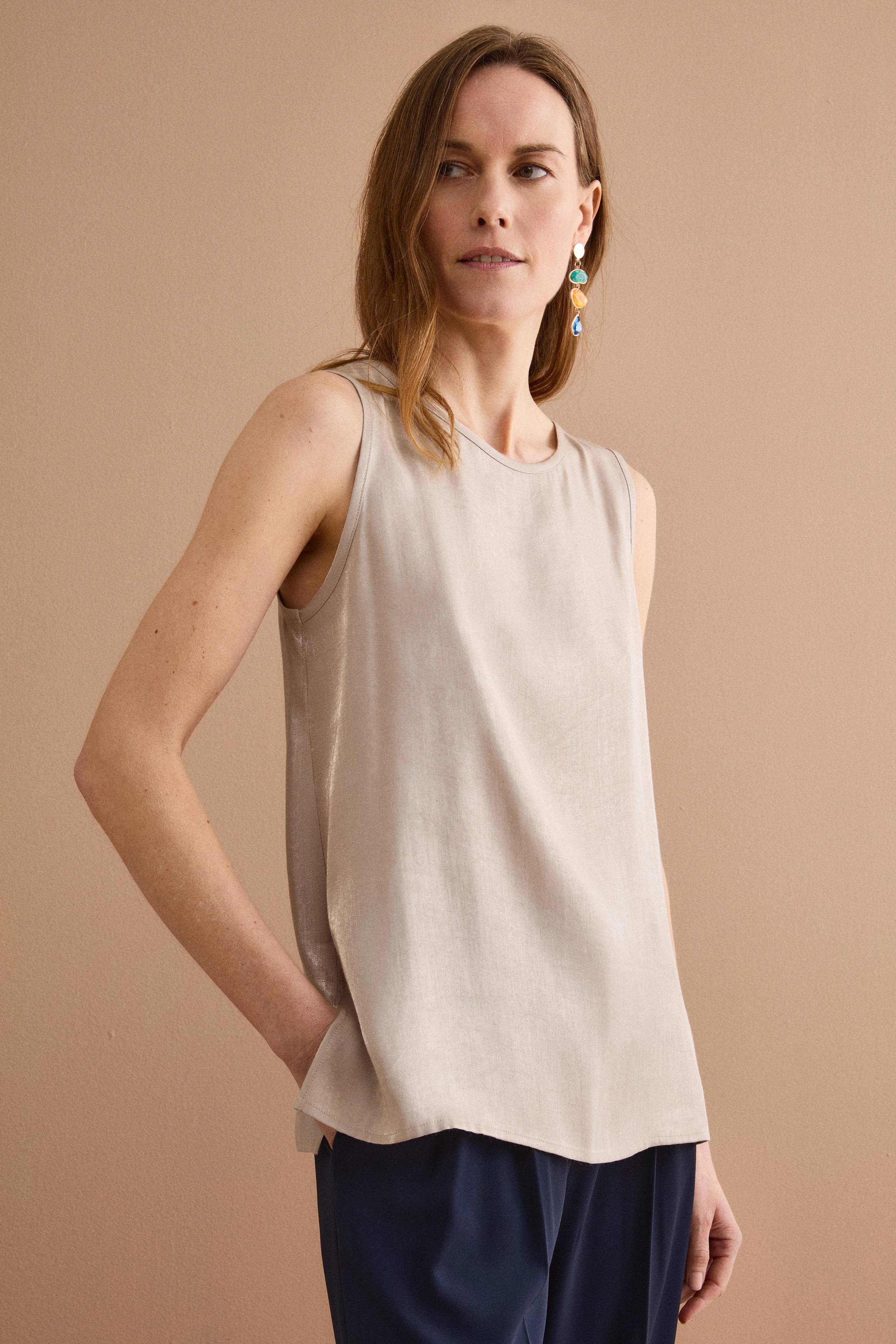 Top Habotai da Cerimonia con Lurex - CORDA