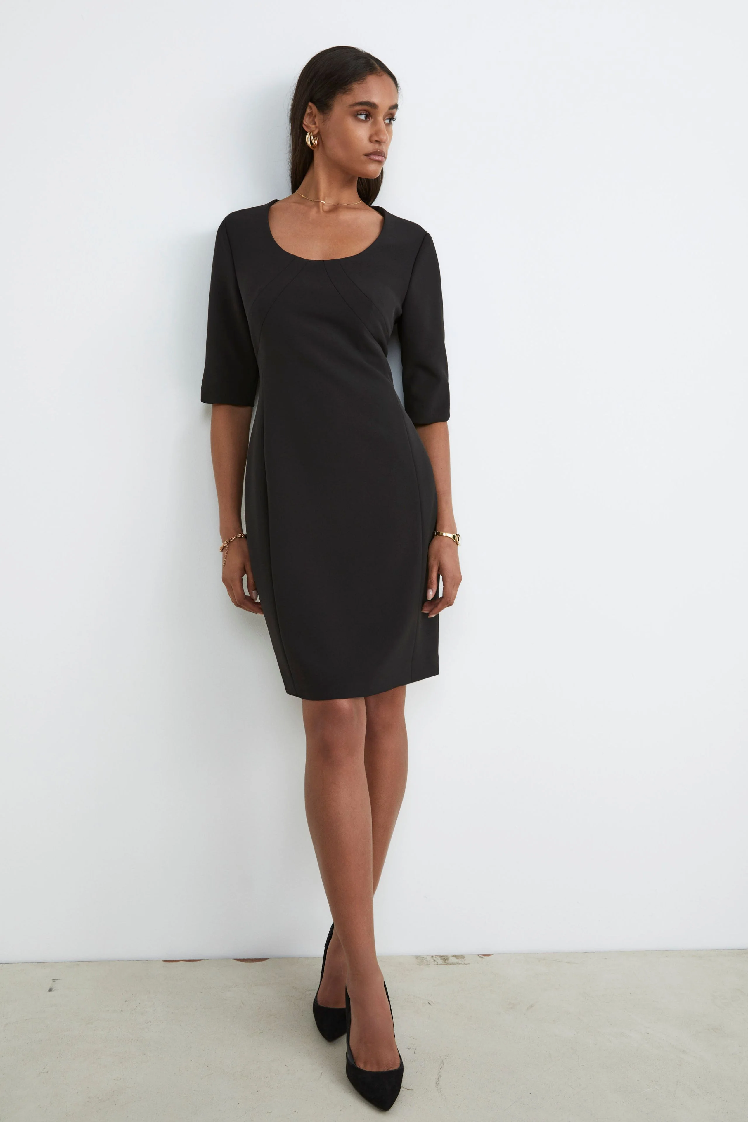 Tubino nero elegante - NERO - Image 4